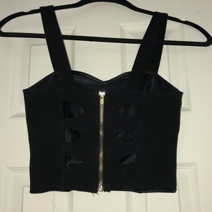 Sparkle and Fade Crop Top